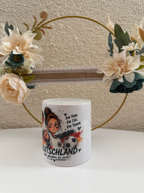 Deutschland Spardose – Ein Team. Ein Ziel. Ein Traum.