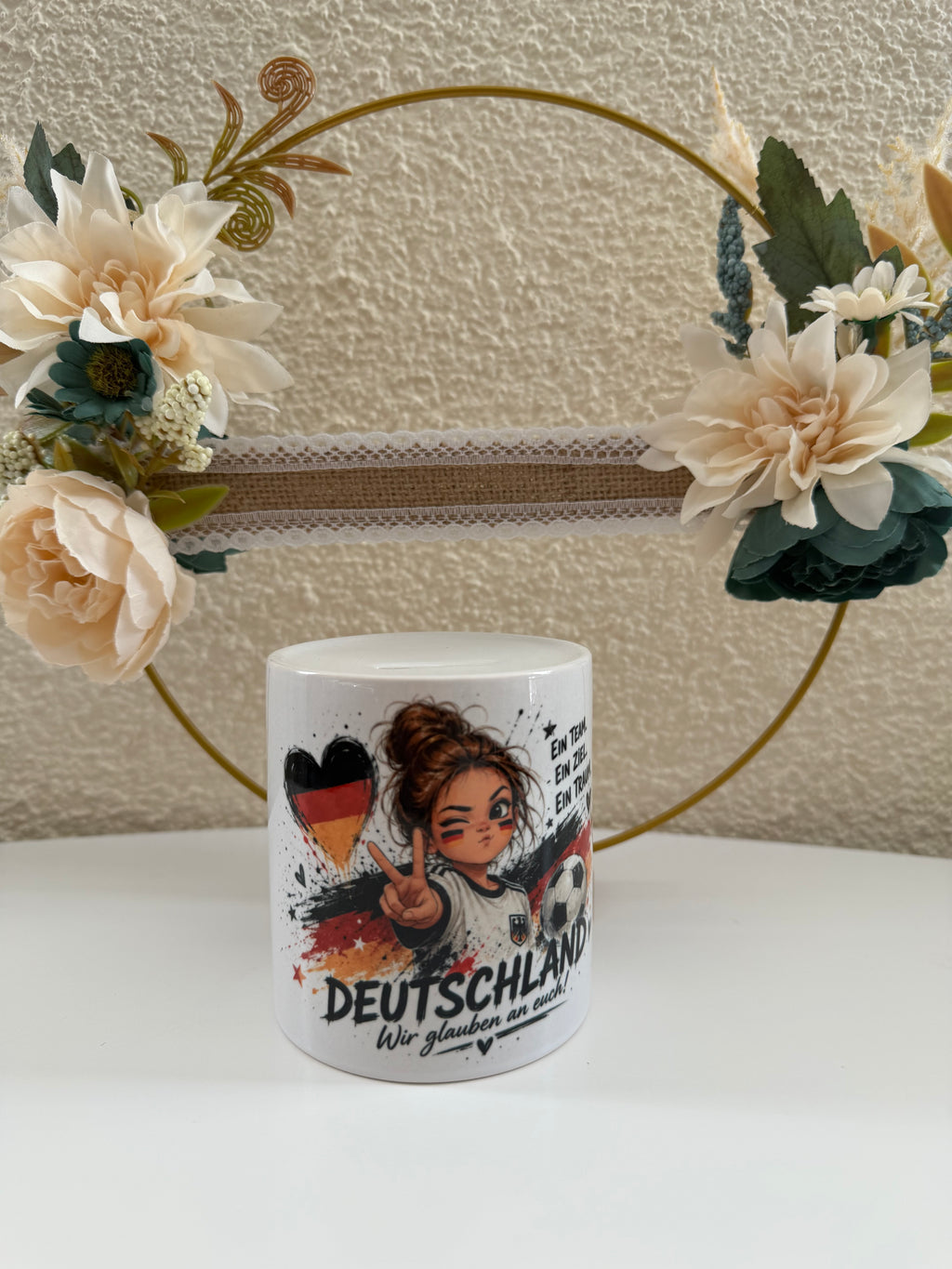 Deutschland Spardose – Ein Team. Ein Ziel. Ein Traum.
