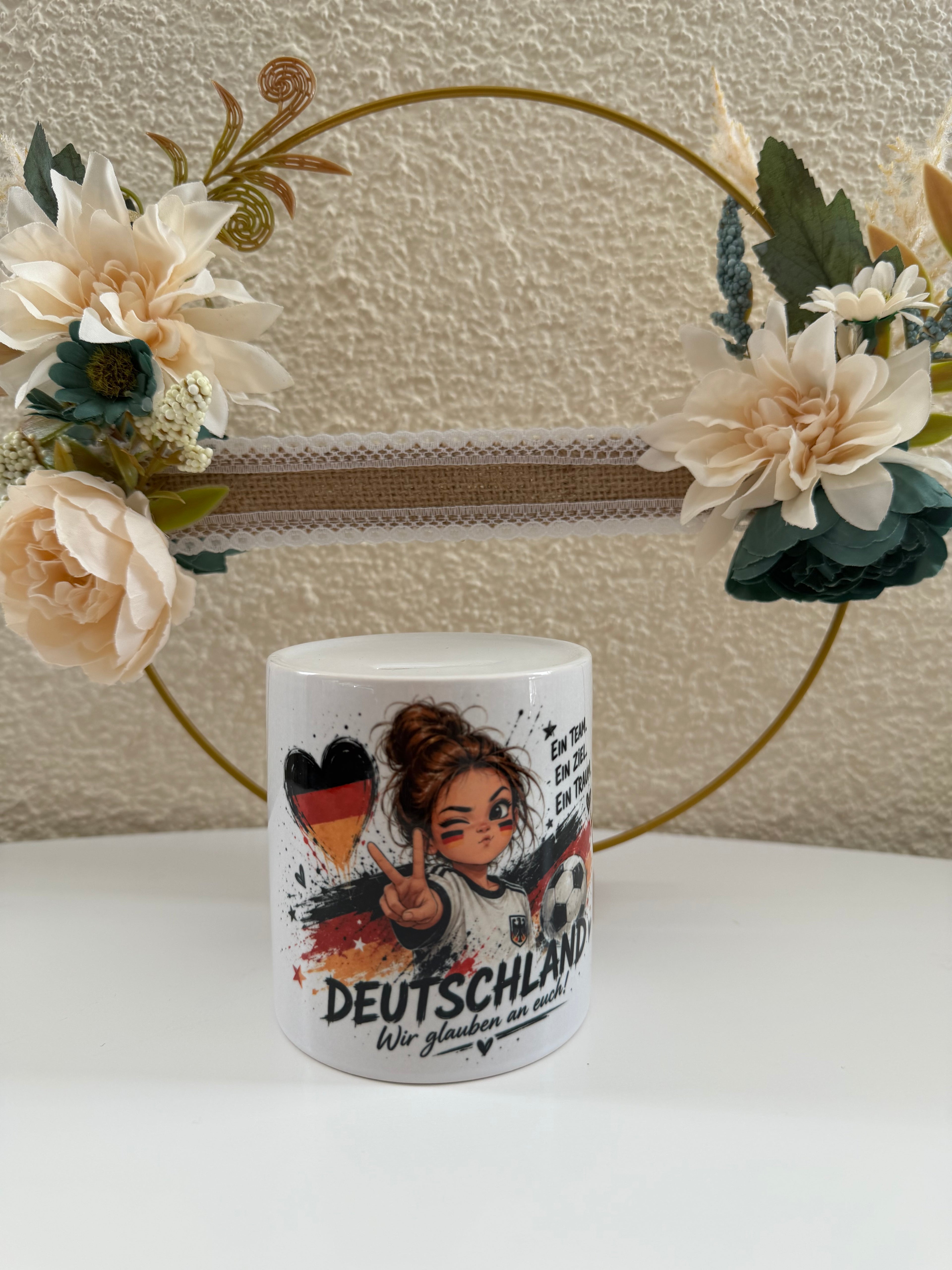 Deutschland Spardose – Ein Team. Ein Ziel. Ein Traum.
