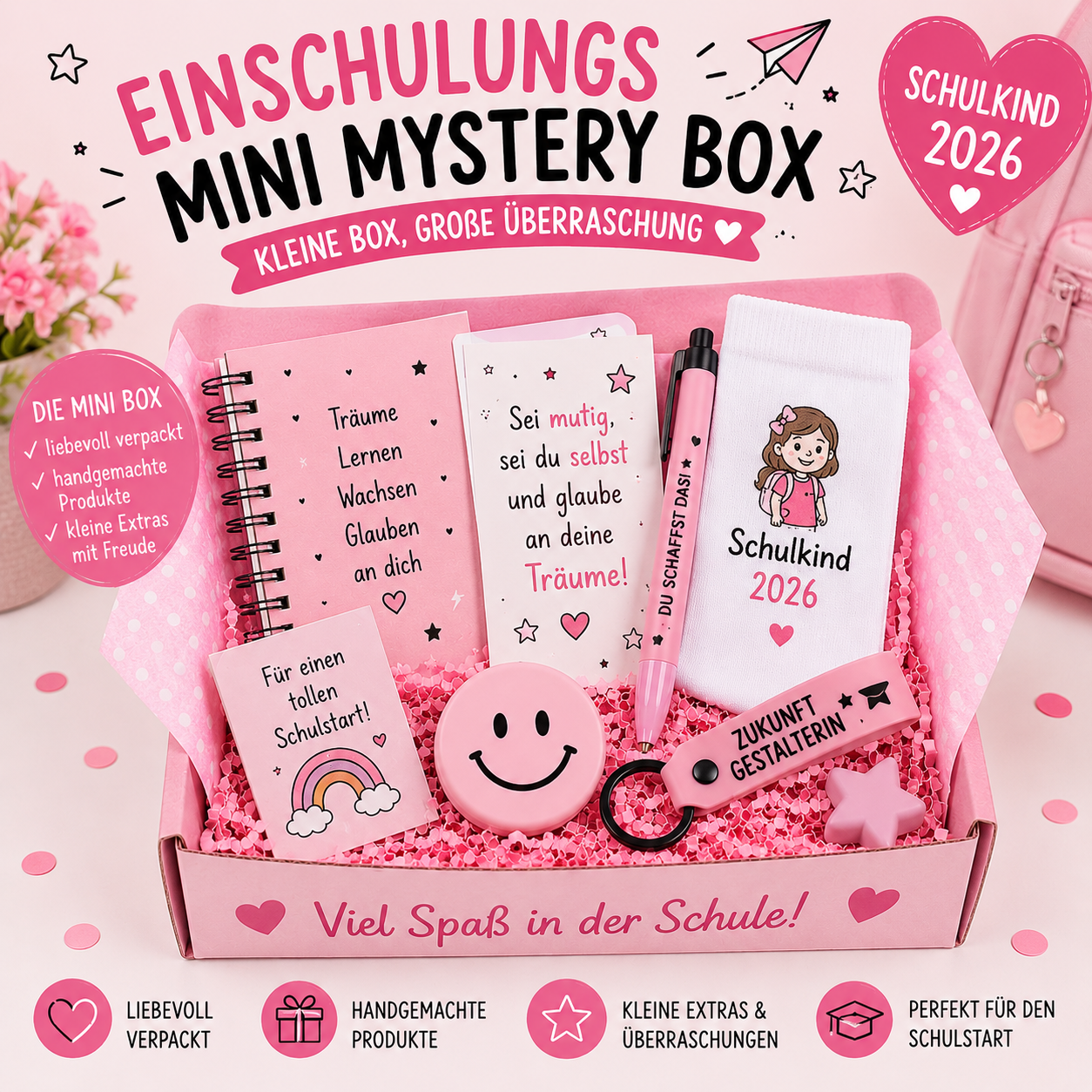 Mini Einschulungs Mystery Boxen für Mädchen & Jungen